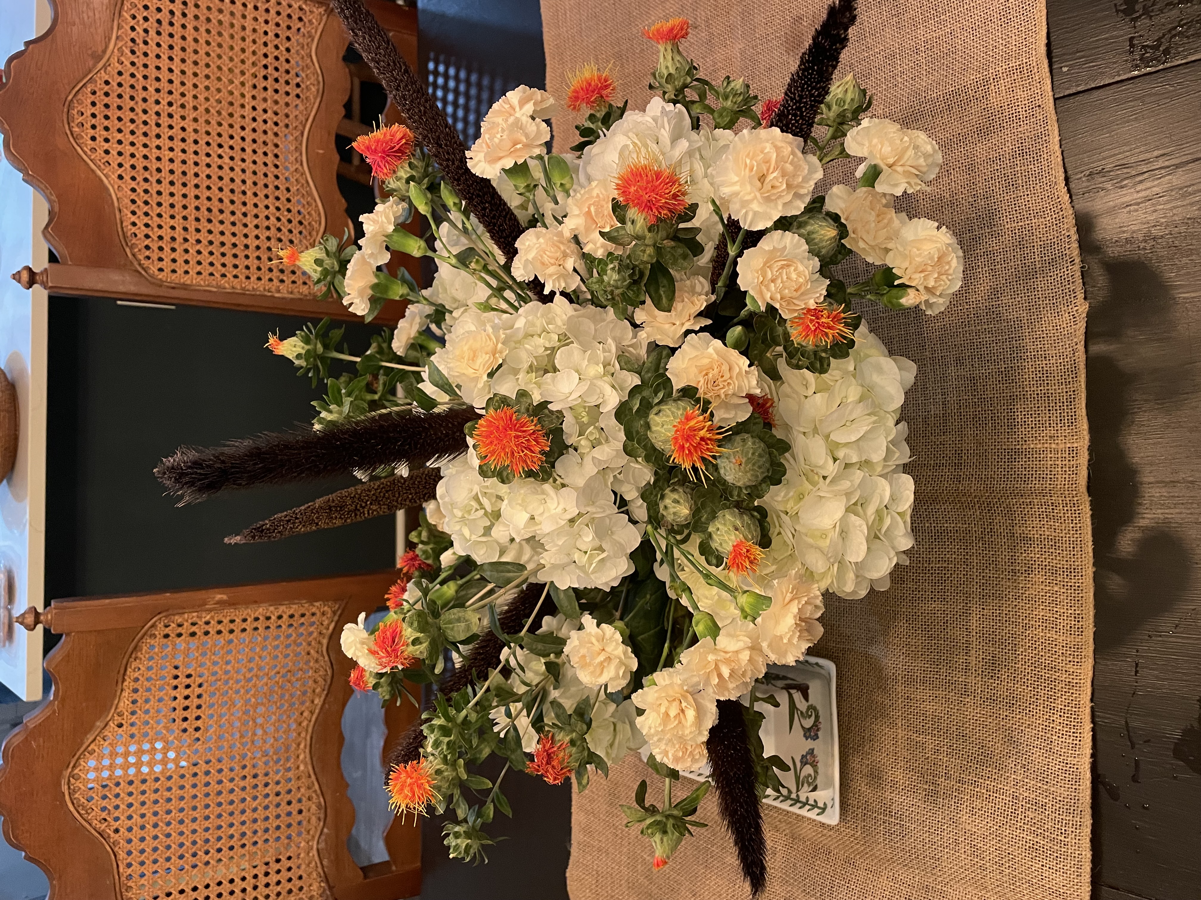 Large floral arrangement